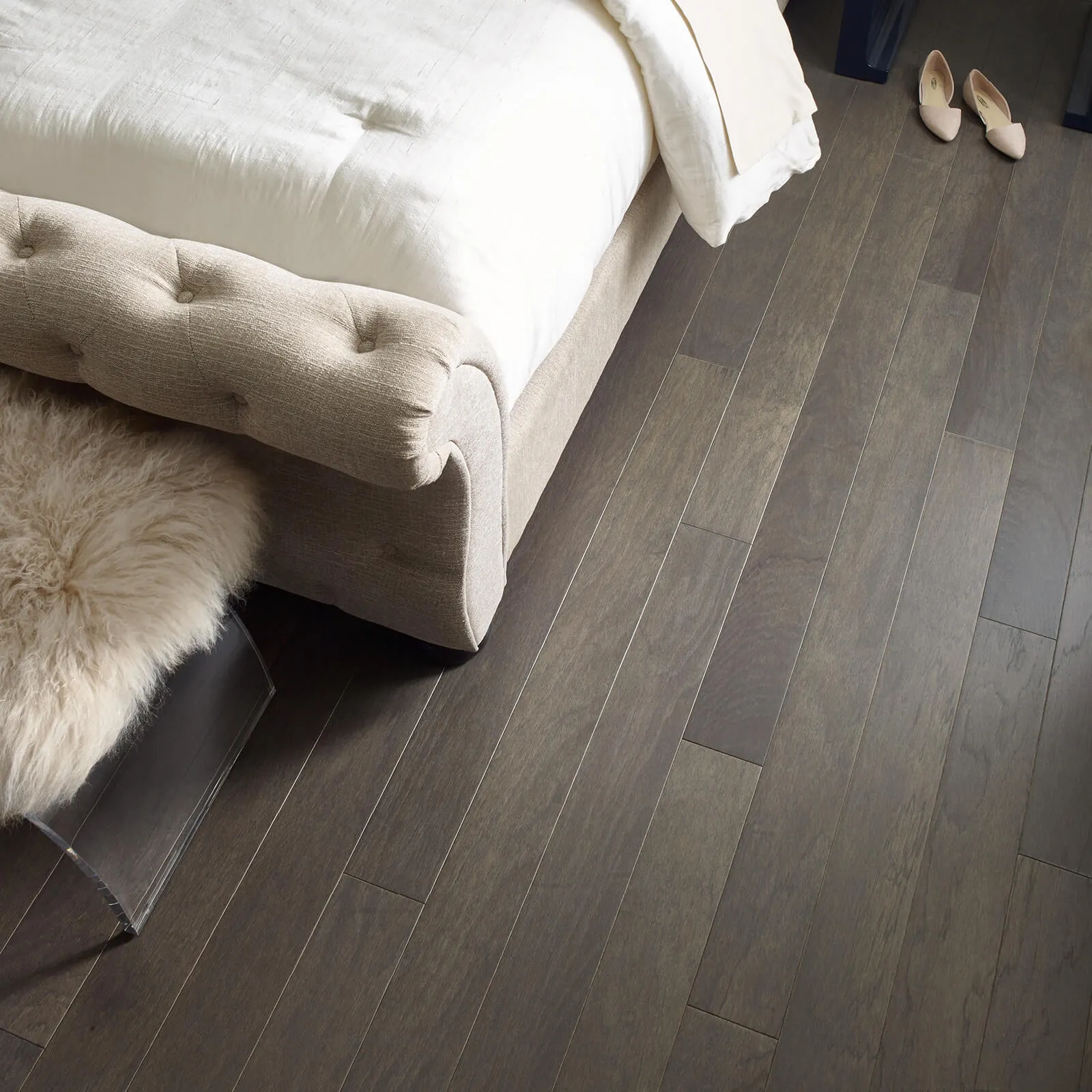 Northington-Smooth-2W747-05054-Greystone-Urban-Glamour-Wood-Detail-V Bedroom hardwood flooring | The Carpet Factory Super Store