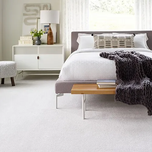 Bedroom white carpet | The Carpet Factory Super Store